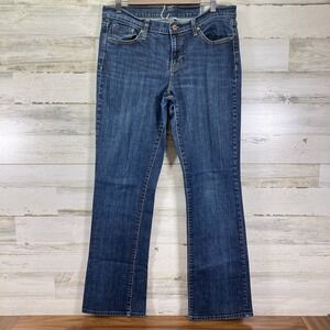 GAP Womens Blue Medium Wash Stretch Boot Cut‎ Jeans Size 12L